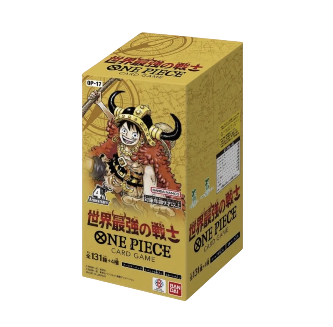 One Piece - OP17 - The World‘s Strongest Warriors - Display Booster Box