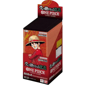One Piece - Carrying on His Will OP13 Booster Box Display - JP