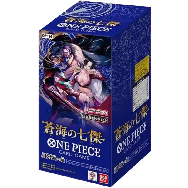 One Piece - OP14 - The Azure Sea‘s Seven - Display Booster Box Japanisch